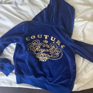 Juicy Couture Royal Blue Zip Up